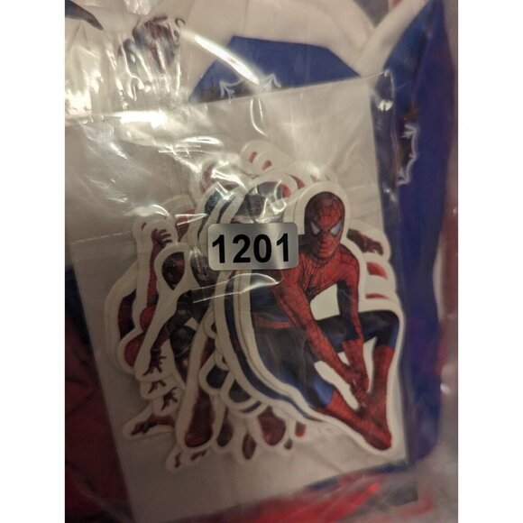 Spider Man Themed Birthday Party Supplies Banners, Toppers, Hanging Decorations - Picture 15 of 16